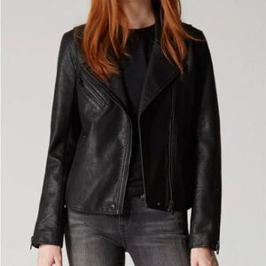 Blank NYC Faux Leather Moto Jacket - L